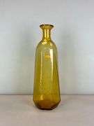 Blenko Amber Textured Paneled Glass Decanter