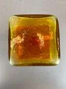 Blenko Amberina Textured Glass Decanter