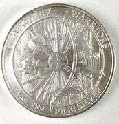 Eric Bloodaxe Legendary Warriors 1oz .999 Fine Silver Round