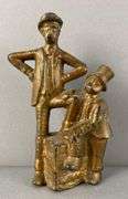 Antique Cast Iron Mutt and Jeff Bank
