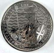 2022 Great Britain 2 Pound Britannia 1 oz .999 Fine Silver Coin