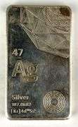 Elemetals Ag 10 oz .999 Fine Silver Ingot/ Bar