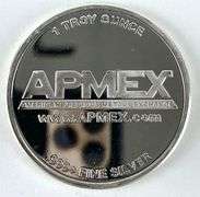APMEX Liberty 1 oz .999 Fine Silver Round