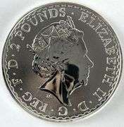 2022 Great Britain 2 Pound Britannia 1 oz .999 Fine Silver Coin