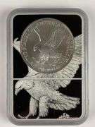 NGC Graded 2021 US $1 Silver Eagle 1oz Fine Silver Dollar MS69