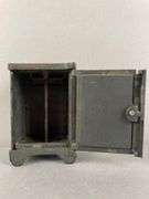 Antique Nicol Cast Iron White City Puzzle Safe Bank
