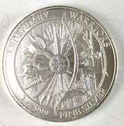 Eric Bloodaxe Legendary Warriors 1oz .999 Fine Silver Round