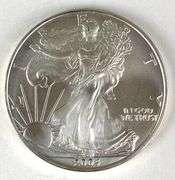 2004 US Mint American Silver Eagle 1 oz .999 Fine Silver