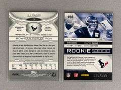 2011 Bowman Sterling Blue Refractor and Panini Absolute JJ Watt Rookies