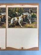 Group of 3 1940s Art Calendar Dog Prints