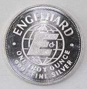 1984 Engelhard Prospector 1oz. .999 Fine Silver