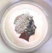 2022 Tuvalu Homer Simpson 1 oz .9999 Fine Silver Round Proof Like  in Cap