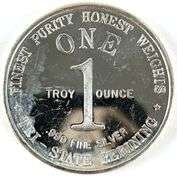 Vintage 1976 Tri State Refining God Bless America 1 oz .999 Fine Silver Round
