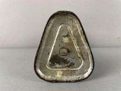 Antique Cast Iron Flatiron Building Bank