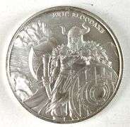 Eric Bloodaxe Legendary Warriors 1oz .999 Fine Silver Round