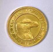 2015 Prospectors Gold and Gems Colorado Eagle 1/10 oz .999 Fine Gold Round