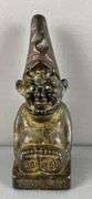Antique Cast Iron Gnome Bank