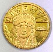 Money Metals Exchange Statue of Liberty 1/10oz .999 Fine Gold Coin