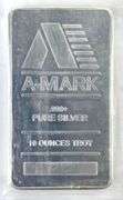 A-Mark 10 oz .999 Fine Silver Ingot/ Bar
