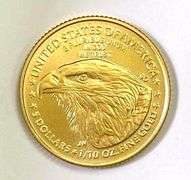 2021 US $5 American Gold Eagle 1/10 Oz Gold Coin