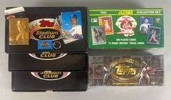 1991 - 96 Topps and Score Factory Sealed Sets + 3 - Stadium Club Member Sets