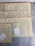 Group of 1871 The New York Herald Newspapers