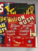 Group of Assorted Advertising Labels