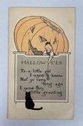 Jack O Lantern Halloween Postcard