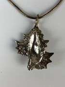 Sterling Silver Shell Pendant on Chain Necklace