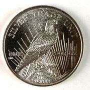 1986 Sunshine Minting Peace Silver Dollar 1 oz .999 Fine Silver Round