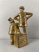 Antique Cast Iron Mutt and Jeff Bank