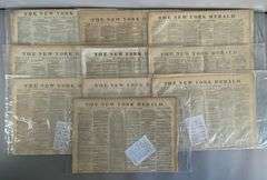 Group of 1871 The New York Herald Newspapers