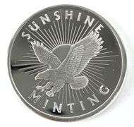 Sunshine Minting Eagle 1 oz .999 Fine Silver Round