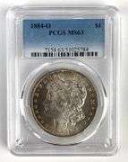 PCGS Graded 1884-O US $1 Morgan Silver Dollar MS63