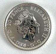 2020 Great Britain 20 Pence Britannia 1/10oz .999 Fine Silver Coin