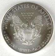 2008 US Mint American Silver Eagle 1 oz .999 Fine Silver