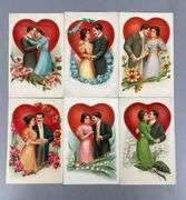 Postcards - Set of 6 Valentines Day