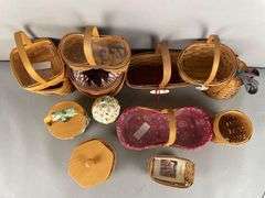 Group of Longaberger Baskets and More