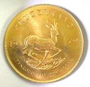 1979 South Africa Krugerrand 1 oz Fine Gold Coin