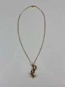 18K Italian Gold Chow Sang Sang Walt Disney Pendant Necklace