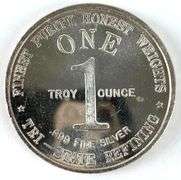 Vintage 1976 Tri State Refining God Bless America 1 oz .999 Fine Silver Round