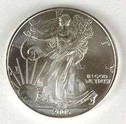 2005 US Mint American Silver Eagle 1 oz .999 Fine Silver