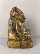 Antique Cast Iron Biliken Good Luck Buddha Bank
