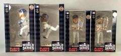 Group of 4 2016 Chicago Cubs World Series Bobbleheads