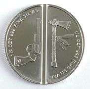 1 Oz .999 Silver Western Warrior Divisible Round