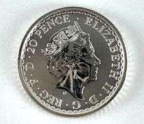 2020 Great Britain 20 Pence Britannia 1/10oz .999 Fine Silver Coin