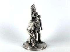 SUPER RARE Limited Edition Gold Spartan Trump Fight Fight Fight No.17 4.9 oz .999 Silver Figure