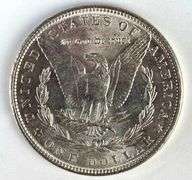 1886 US $1 Morgan Silver Dollar