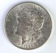 1889 US $1 Morgan Silver Dollar