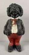 Antique John Harper Golliwog Cast Iron Bank